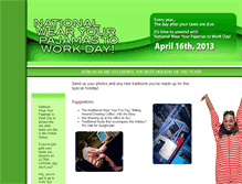 Tablet Screenshot of nationalwearyourpajamastoworkday.com